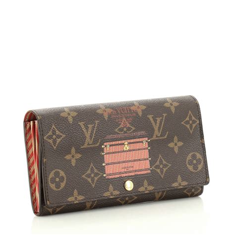 lv brown checkered wallet|Lv sarah long wallet.